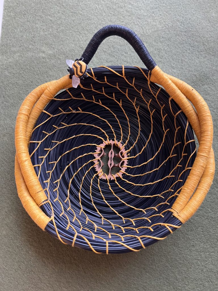 Intro to Pine Needle Coiling artwork example
